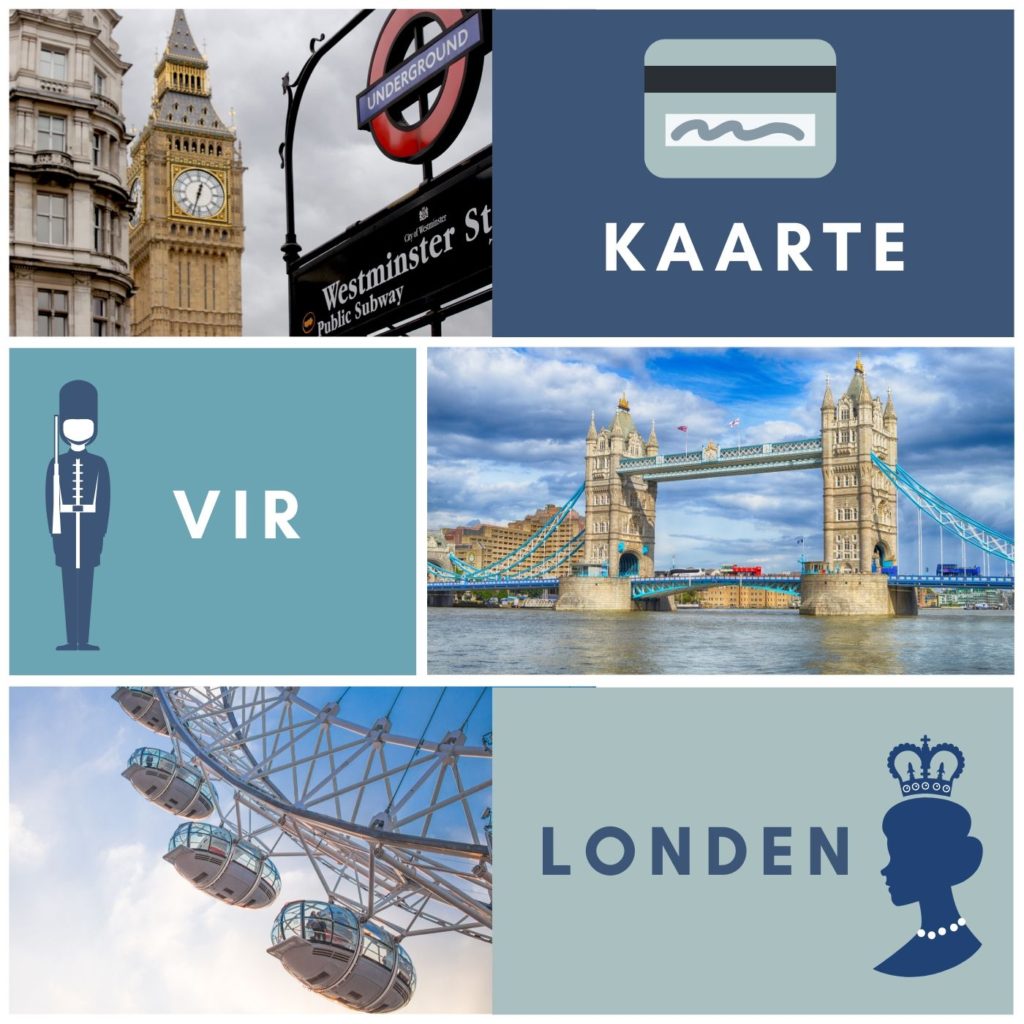 kaarte vir Londen