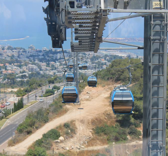 Haifa cable cars