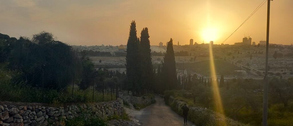 South of the mount of olives