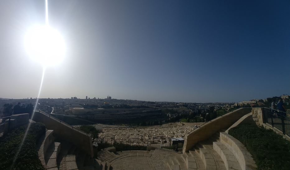 Lookout on the mount of olives