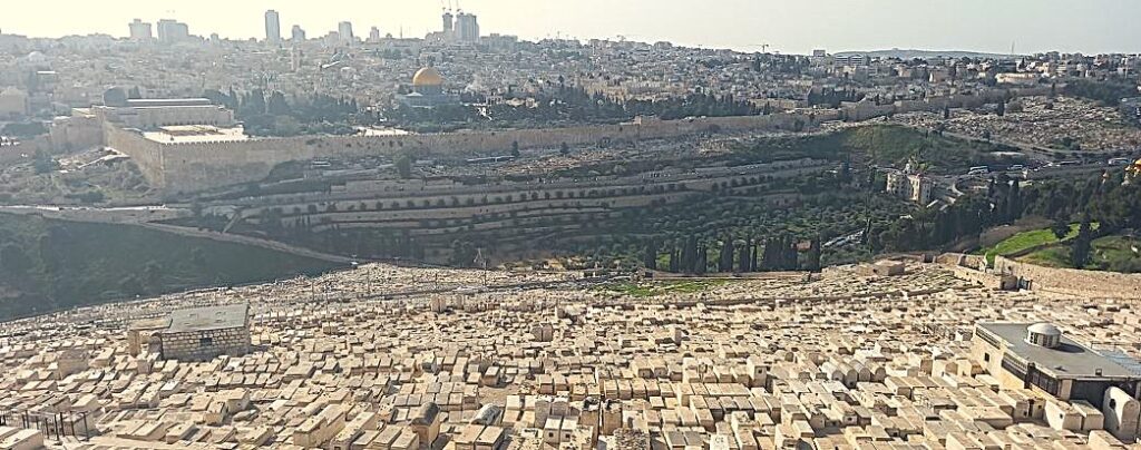 Jerusalem from the mount of olives